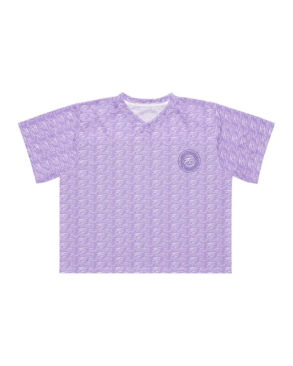 Boxy Jersey in Lilac