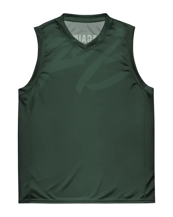 Court Vest in Moss