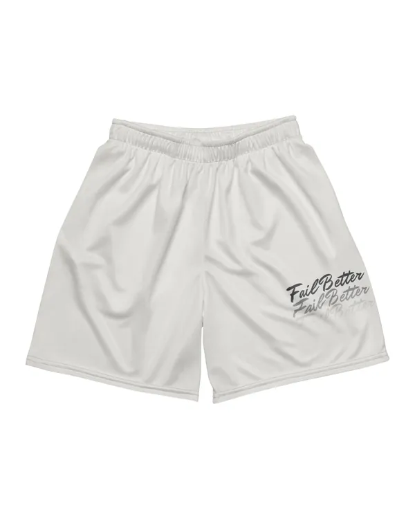Mesh Shorts in Ghost