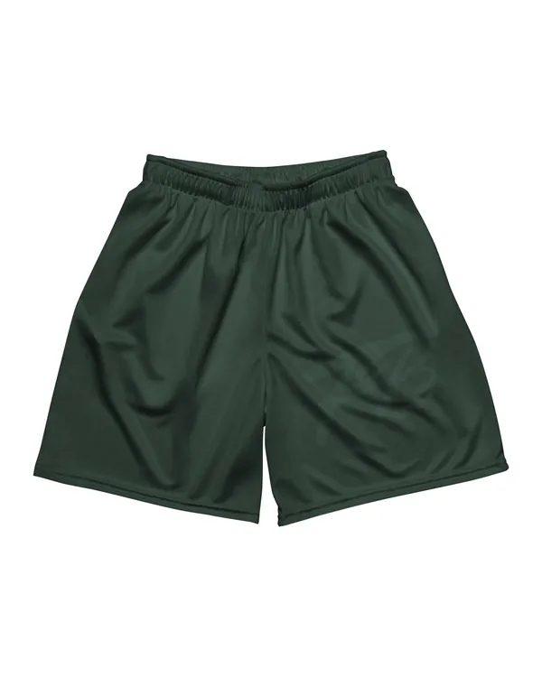 Mesh Shorts in Moss