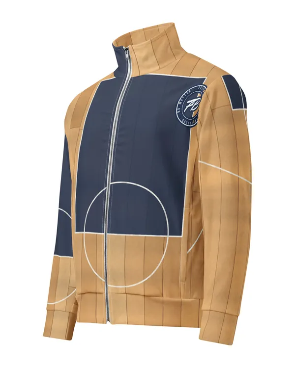 Track Jacket in Hardwood
